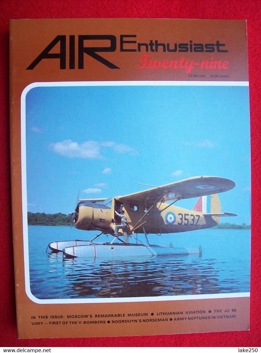 AIR ENTHUSIAST - N° 29 Del 1985  AEREI AVIAZIONE AVIATION AIRPLANES - Verkehr