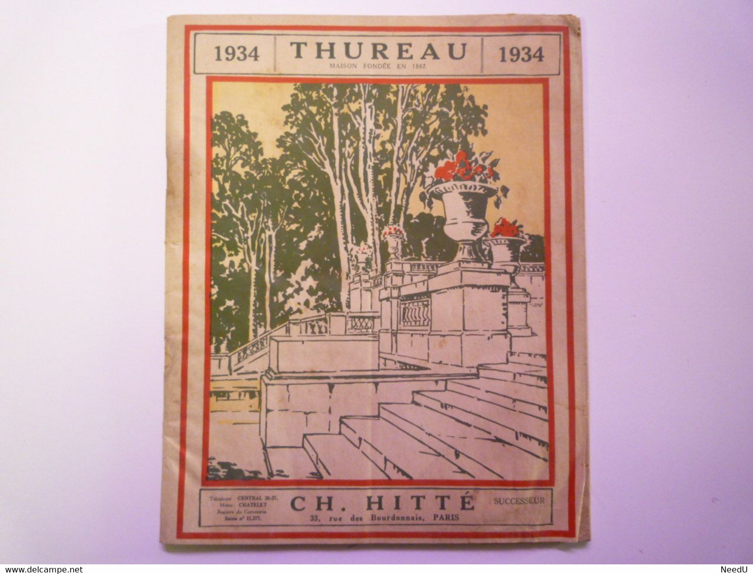 GP 2021 - 77  CATALOGUE  THUREAU  1934  :  Matériel Horticole  -  Basse-cour Et Divers  -  TB Illustré   XXX - Sin Clasificación