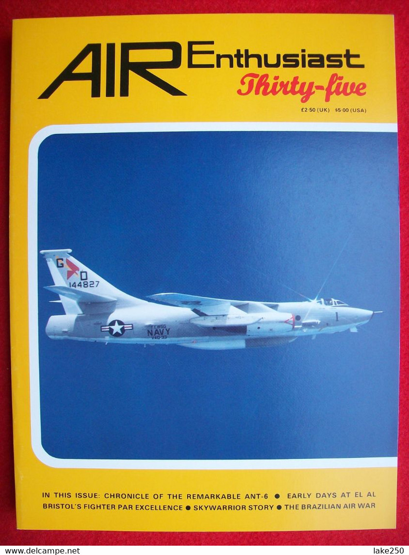 AIR ENTHUSIAST - N° 35 Del 1988  AEREI AVIAZIONE AVIATION AIRPLANES - Transports