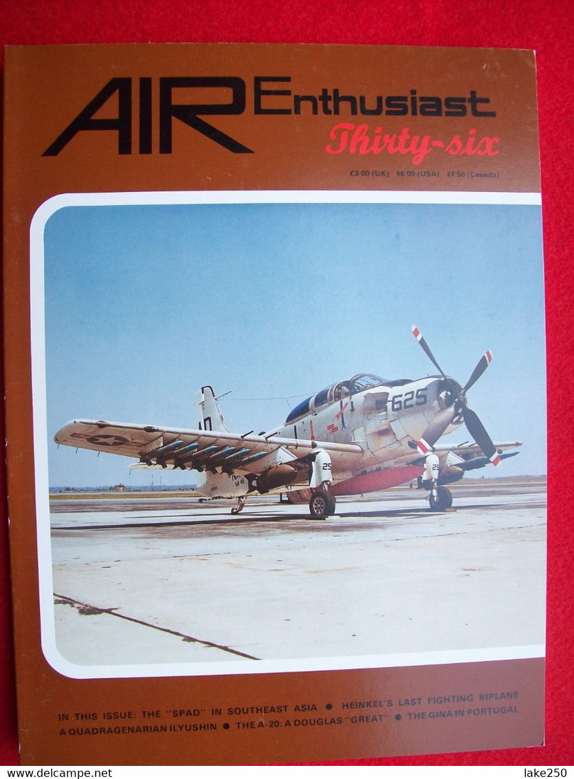 AIR ENTHUSIAST - N° 36 Del 1988  AEREI AVIAZIONE AVIATION AIRPLANES - Transports