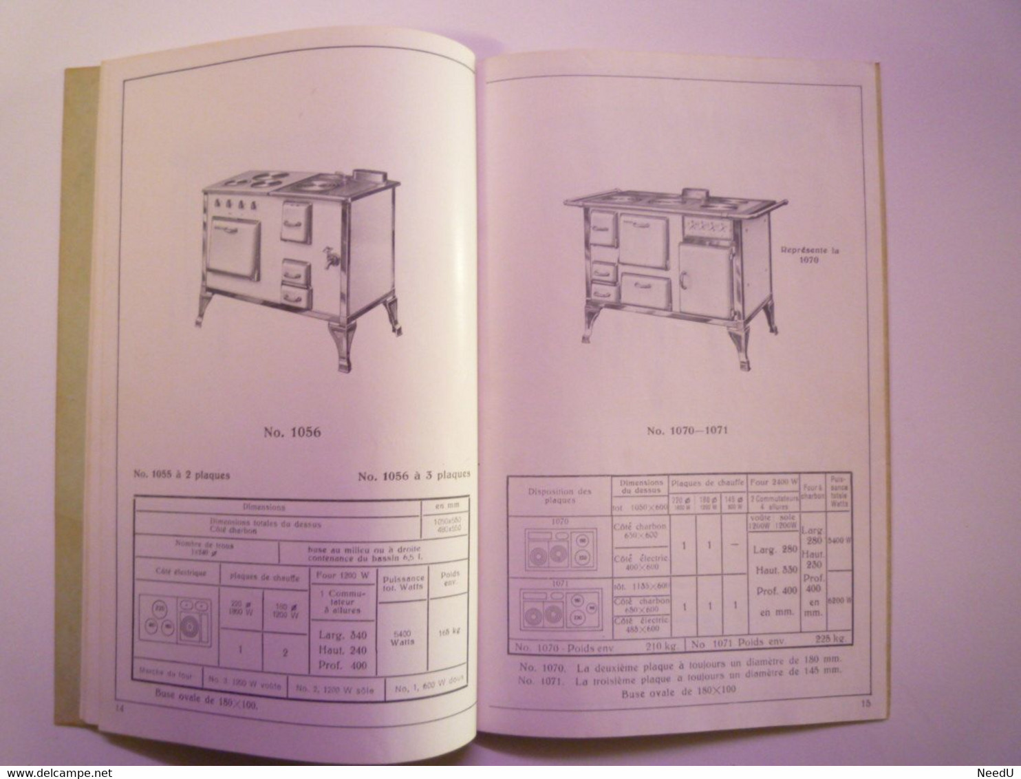 GP 2021 - 80  CATALOGUE  1935  CUISINIERES SCHOLTES  -  20 Pages Format  14 X 20,5 Cm Bien Illustrées.  XXX - Non Classés