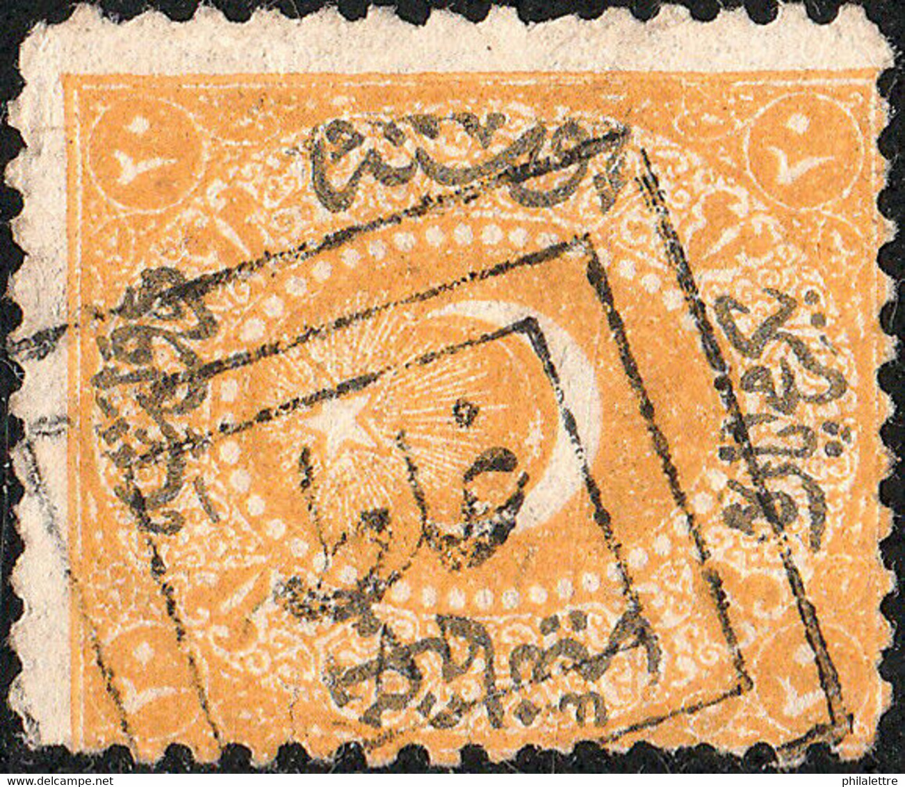 TURQUIE / TURKEY / TÜRKEI - Mi.6 Duloz Type 1 O/P 20p Used GALATA-BORSA (C&W 4) - Usati