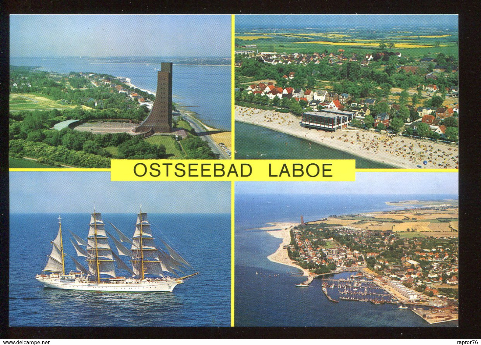 CPM Neuve Allemagne Ostseebad LABOE Multi Vues  Voilier - Laboe