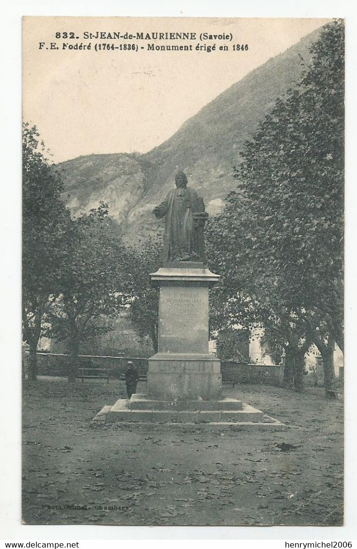 73 Savoie St Jean De Maurienne Monument Fodéré érigé En 1848 Grimal 832 - Saint Jean De Maurienne