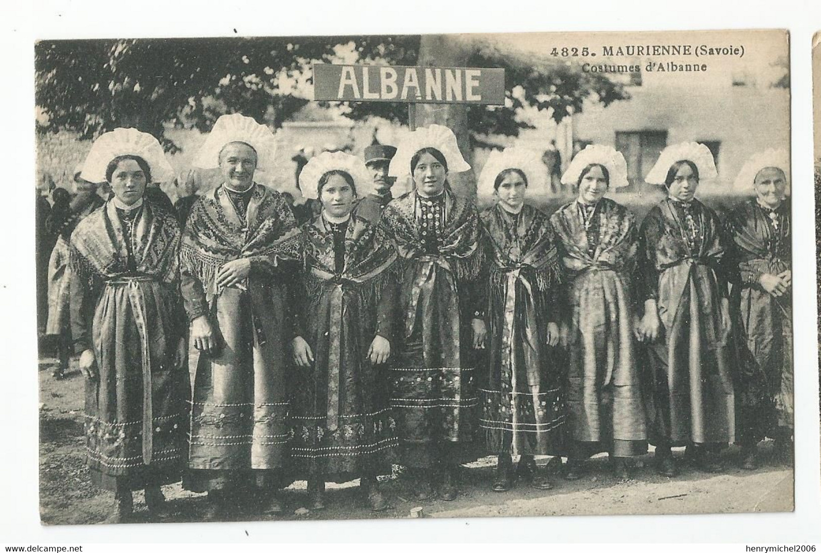 73 Savoie Albanne Femmes  Coiffe Costumes Maurienne Grimal 4825 - Saint Jean De Maurienne
