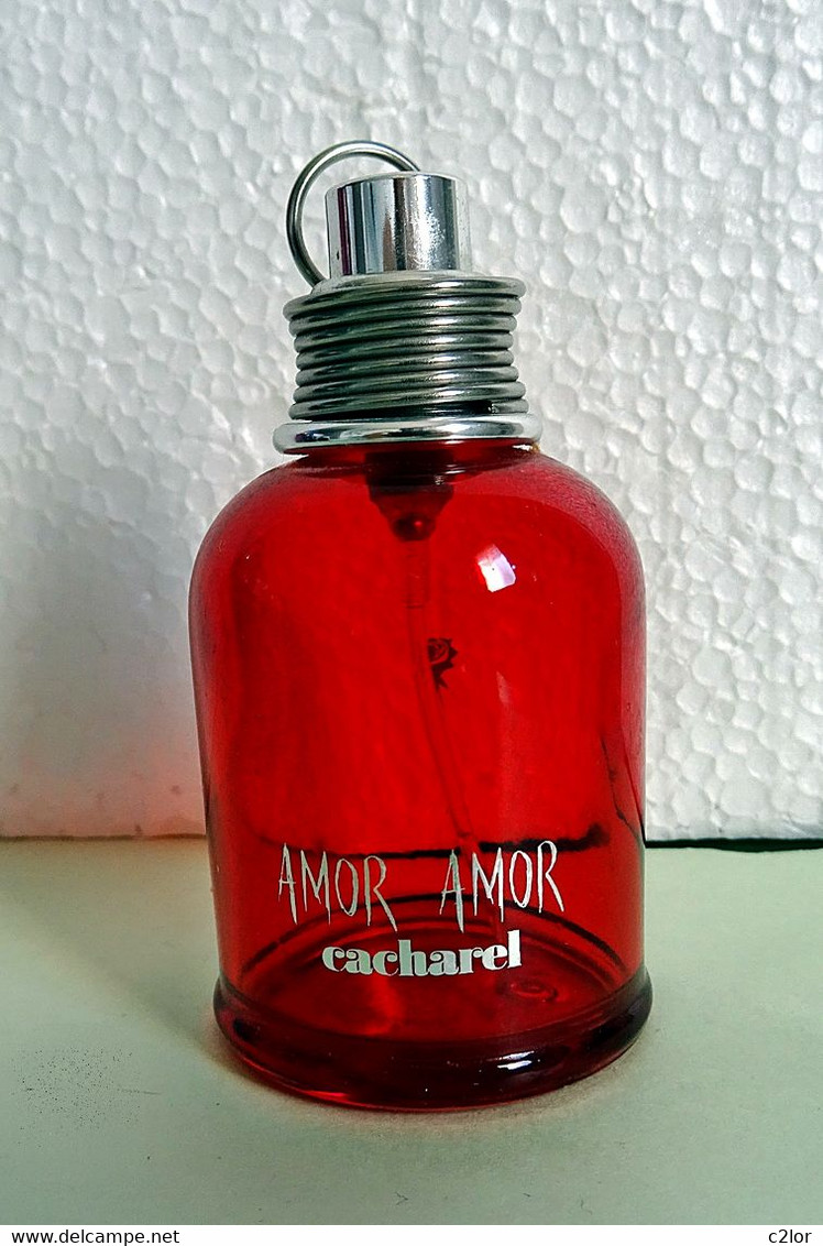 Flacon Vaporisateur "AMOR AMOR " De CACHAREL  Eau De Toilette 30 Ml VIDE/EMPTY Pour Collection/décoration - Bottles (empty)