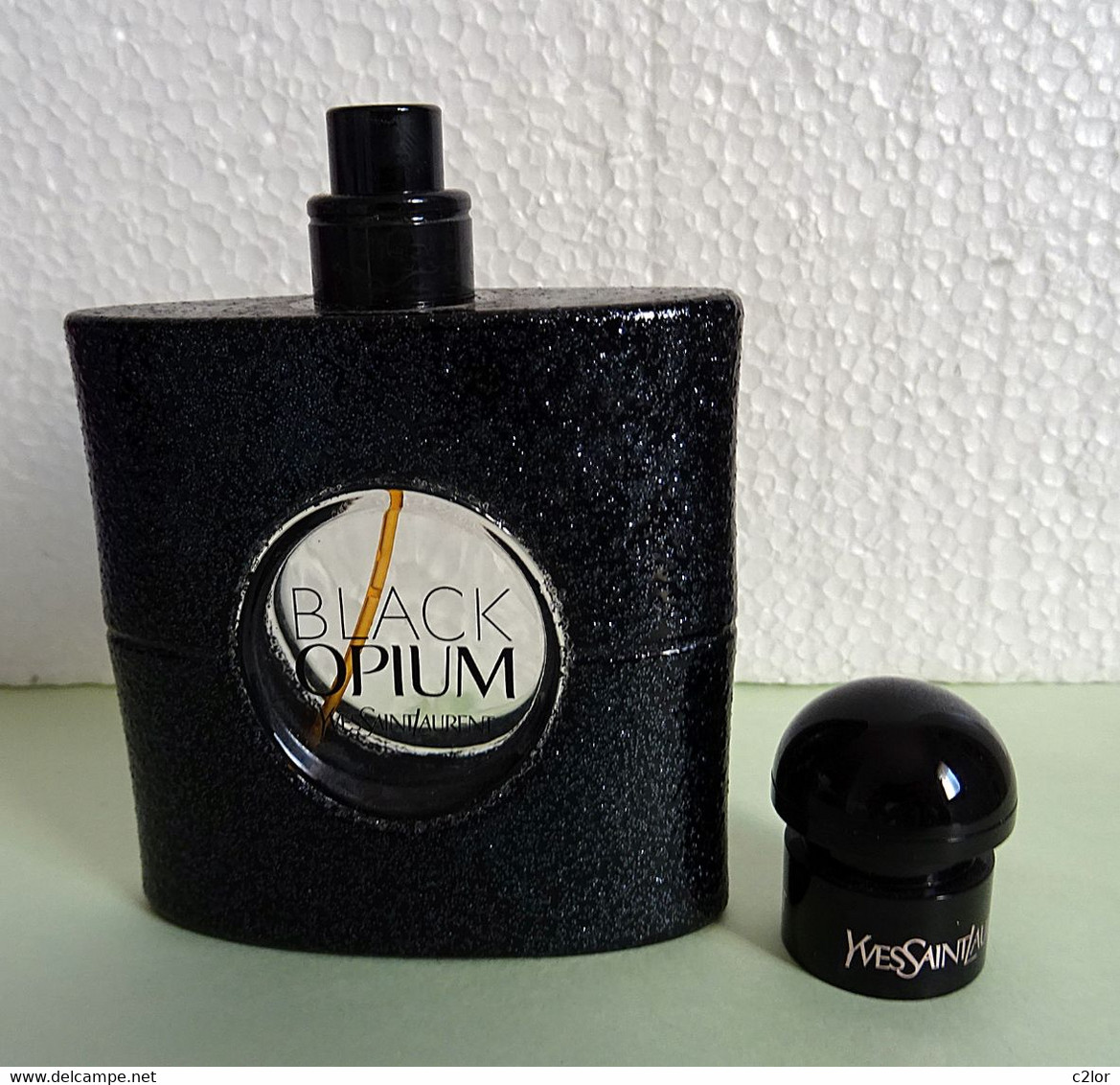 Flacon De Parfum Vaporisateur "BLACK OPIUM" D'YVES ST LAURENT EDP 50 Ml VIDE/EMPTY Pour Collection Ou Décoration - Frascos (vacíos)