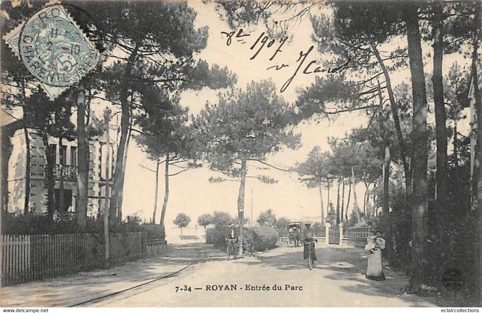 Royan        17          Entrée Du Parc           (voir Scan) - Royan