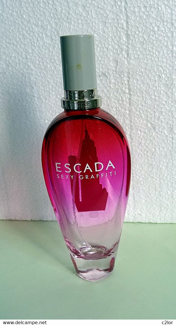 Flacon Vaporisateur " SEXY GRAFFITI" D'ESCADA  EDT 100 Ml VIDE/EMPTY Pour Collection Ou Décoration - Flakons (leer)