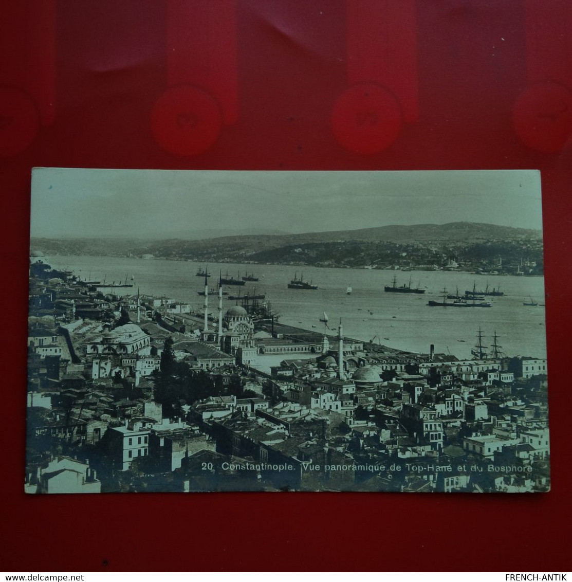 CONSTANTINOPLE VUE PANORAMIQUE DE TOP HANE ET DU BOSPHORE - Turkey