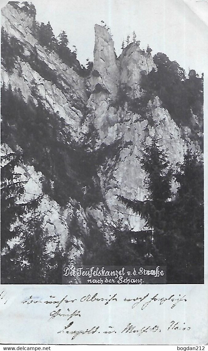 1904 - TEUFELSKANZEL  Langenfeld ,  Gute Zustand, 2 Scan - Längenfeld