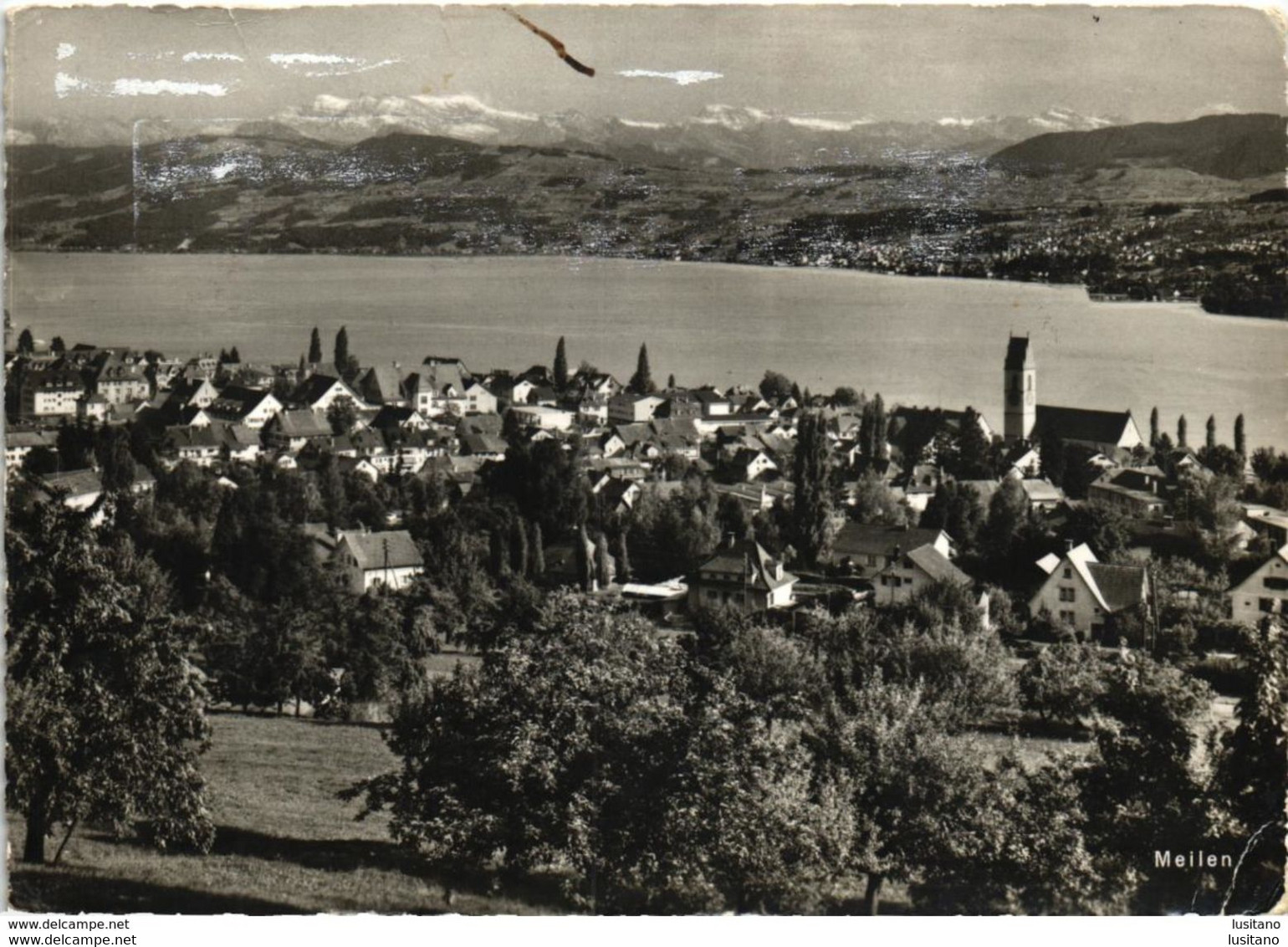 MEILEN - PANORAMA - SUISSE SWITZERLAND 1965 - Meilen