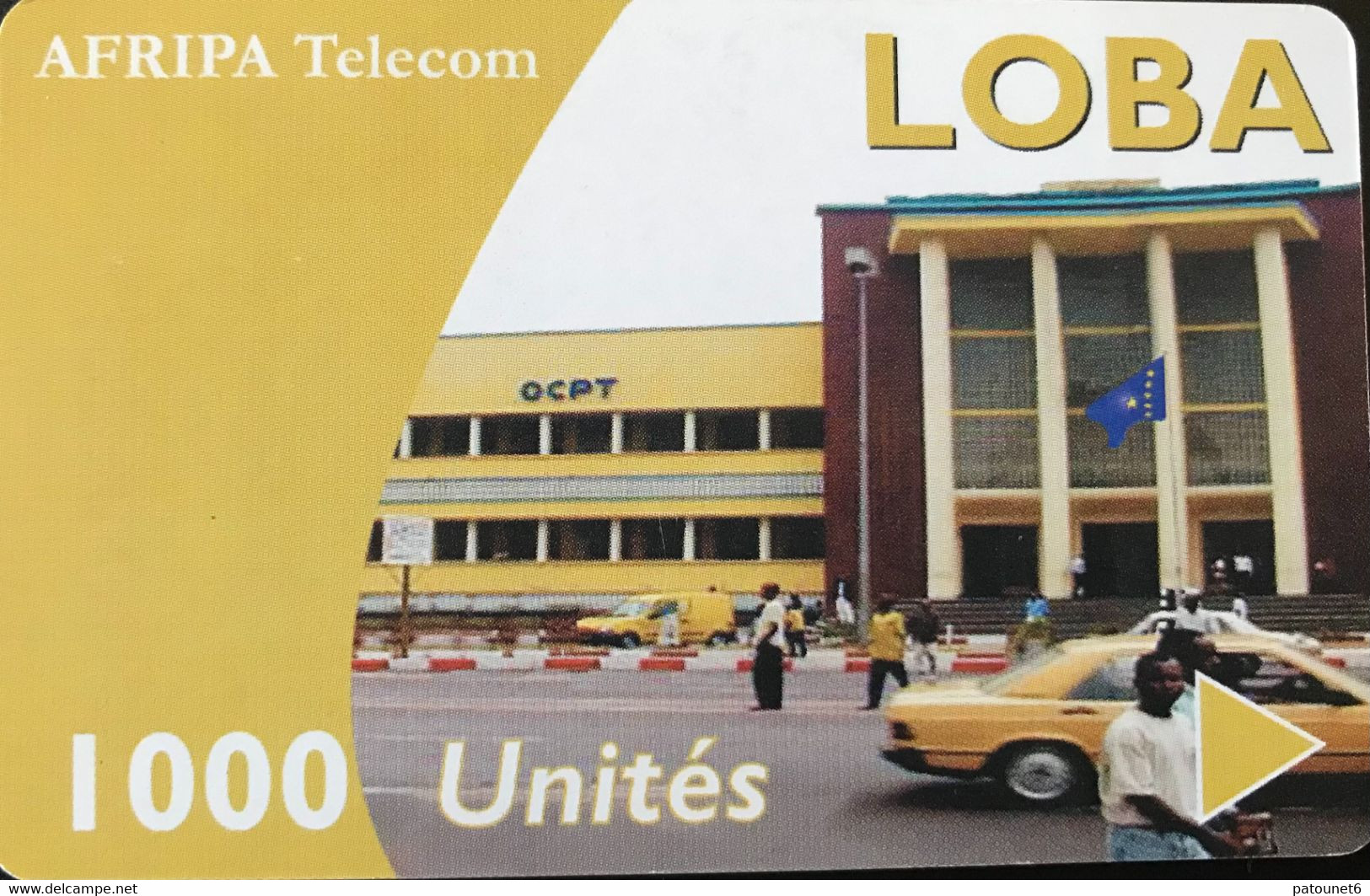 CONGO  -  Prepaid  -  AFRIPA Telecom - BOBA  - 1000 Unités - Congo