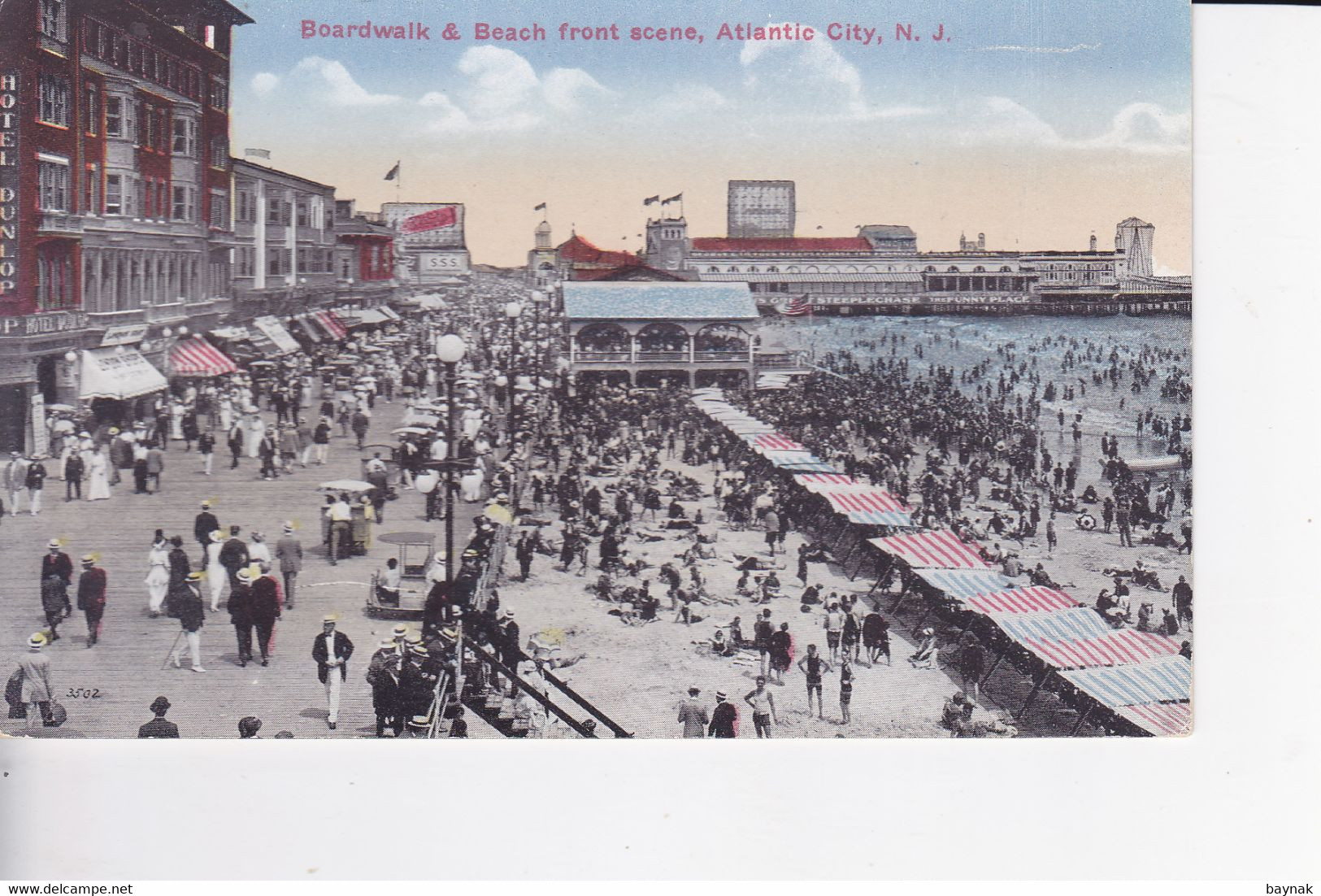 USA175  --  ATLANTIC CITY  --  BOARDWALK & BEACH - Atlantic City