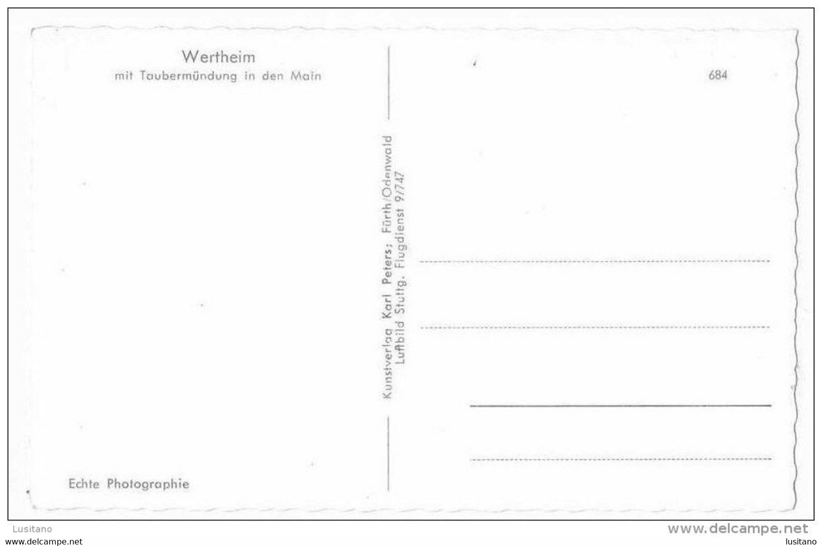 Wertheim - Baden Wurttemberg - Mit Taubermundung In Den Main - Germany - Wertheim