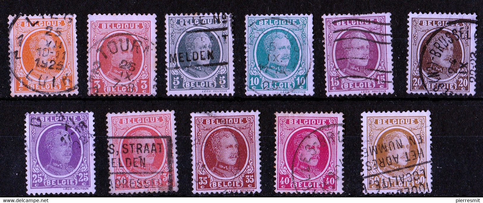 King Albert, 1922, Used - 1921-1925 Petit Montenez