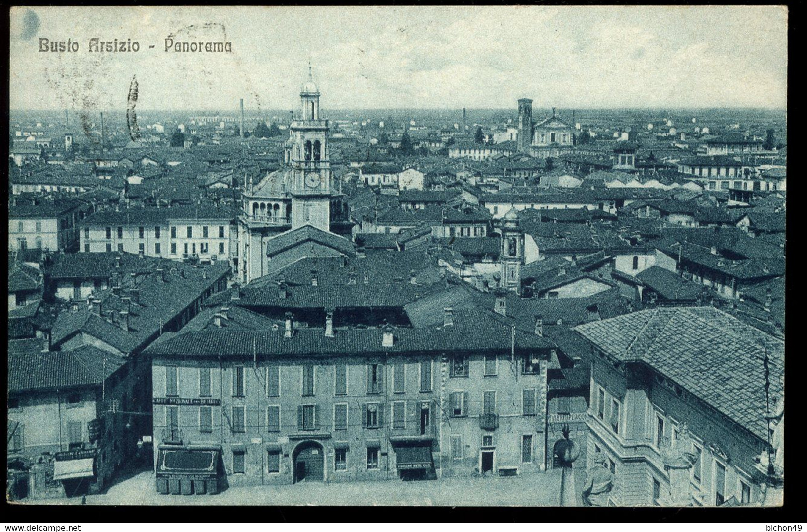 Busto Arsizio Panorama 1917 PF - Busto Arsizio