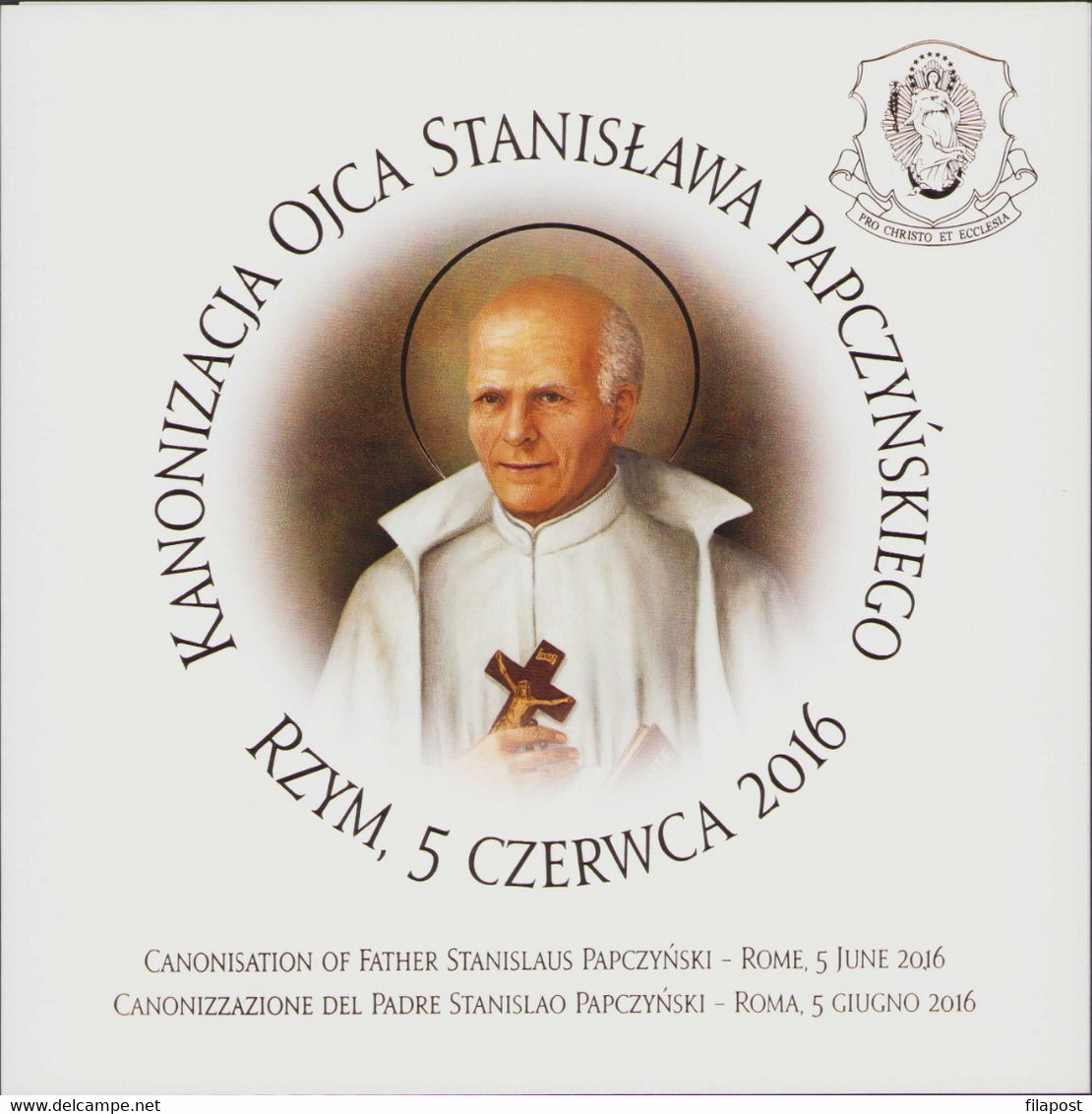 2016 Poland Mi 4840 Booklet / Canonisation Of Father Stanislaus Papczynski Catholic Priest / FDC + Stamp MNH** FV - Cuadernillos