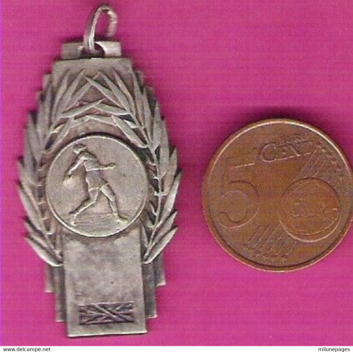 Médaille Sportive Lancer Du Disque Championnat Oriental 1945.46 - Athlétisme