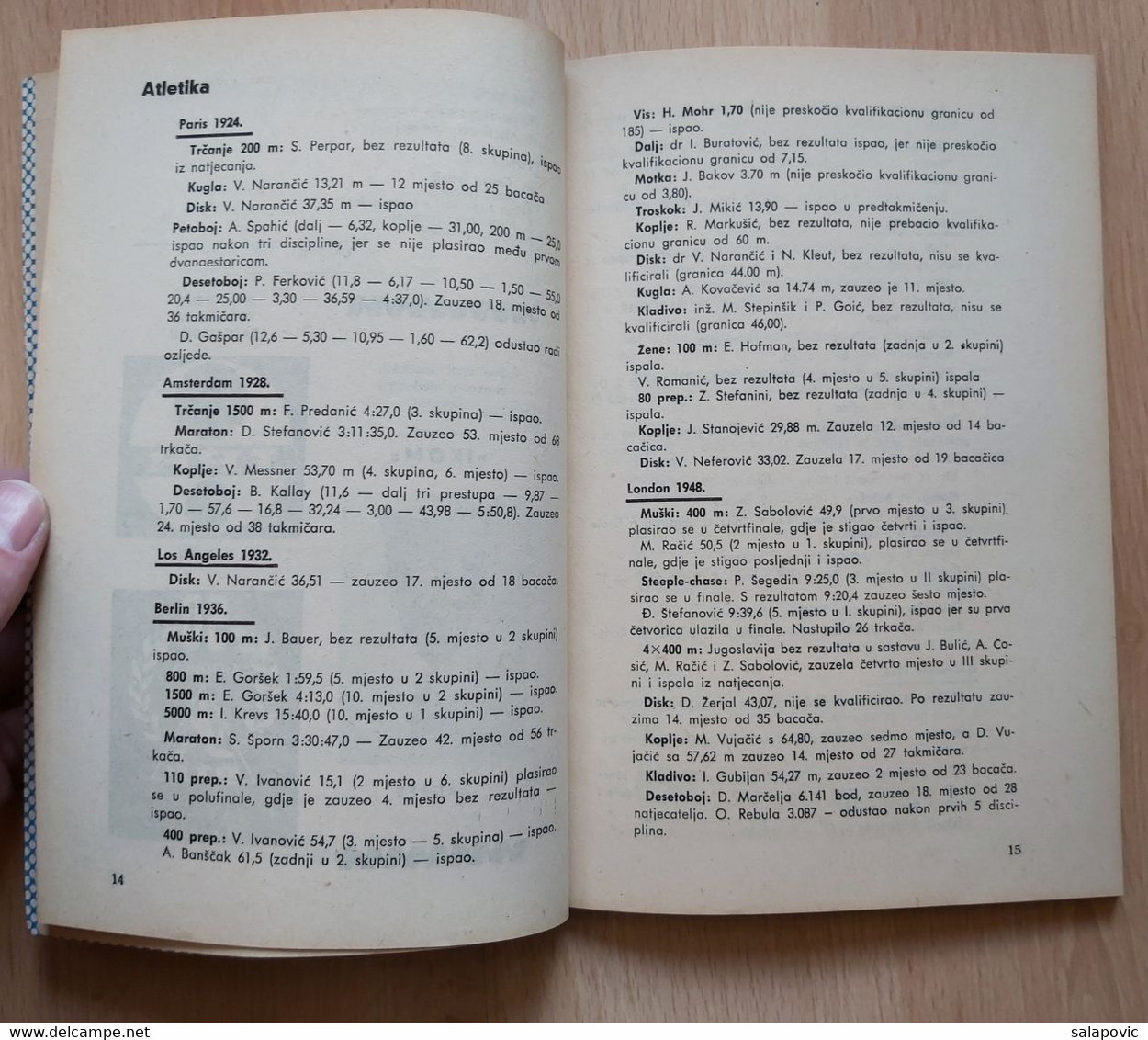 18 OLIMPIJSKIH IGARA OLIMPIJADA, 1960.g. IVO KALEB, 18 OLYMPIC GAMES - Bücher