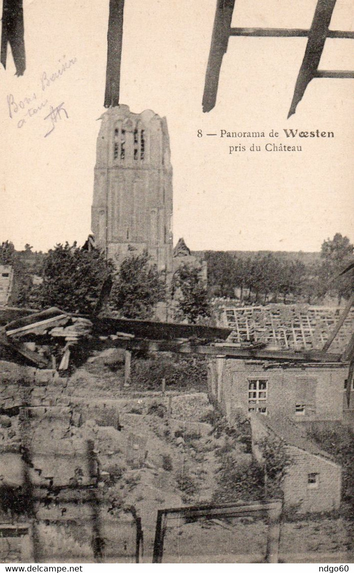 Woesten / Vieteren - Panorama Pris Du Château - Vleteren