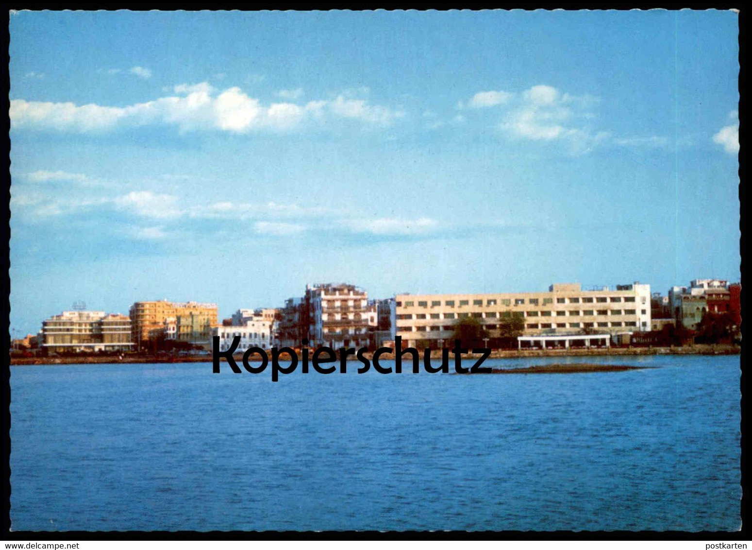 ÄLTERE POSTKARTE JEDDAH VIEW FROM THE SEA VUE PRISE DE LA MER Saudi Arabia Postcard Ansichtskarte AK Cpa - Saoedi-Arabië