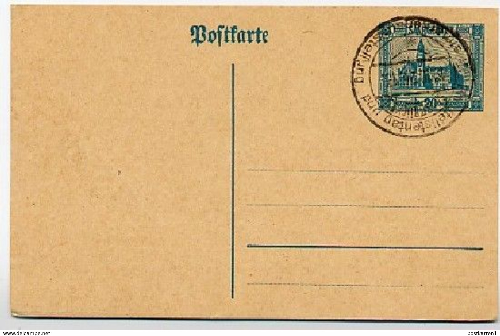 SAARGEBIET P18  Postkarte ZUDRUCK PHILATELISTENTAG Sost. 1924  Kat. 50,00 € - Enteros Postales