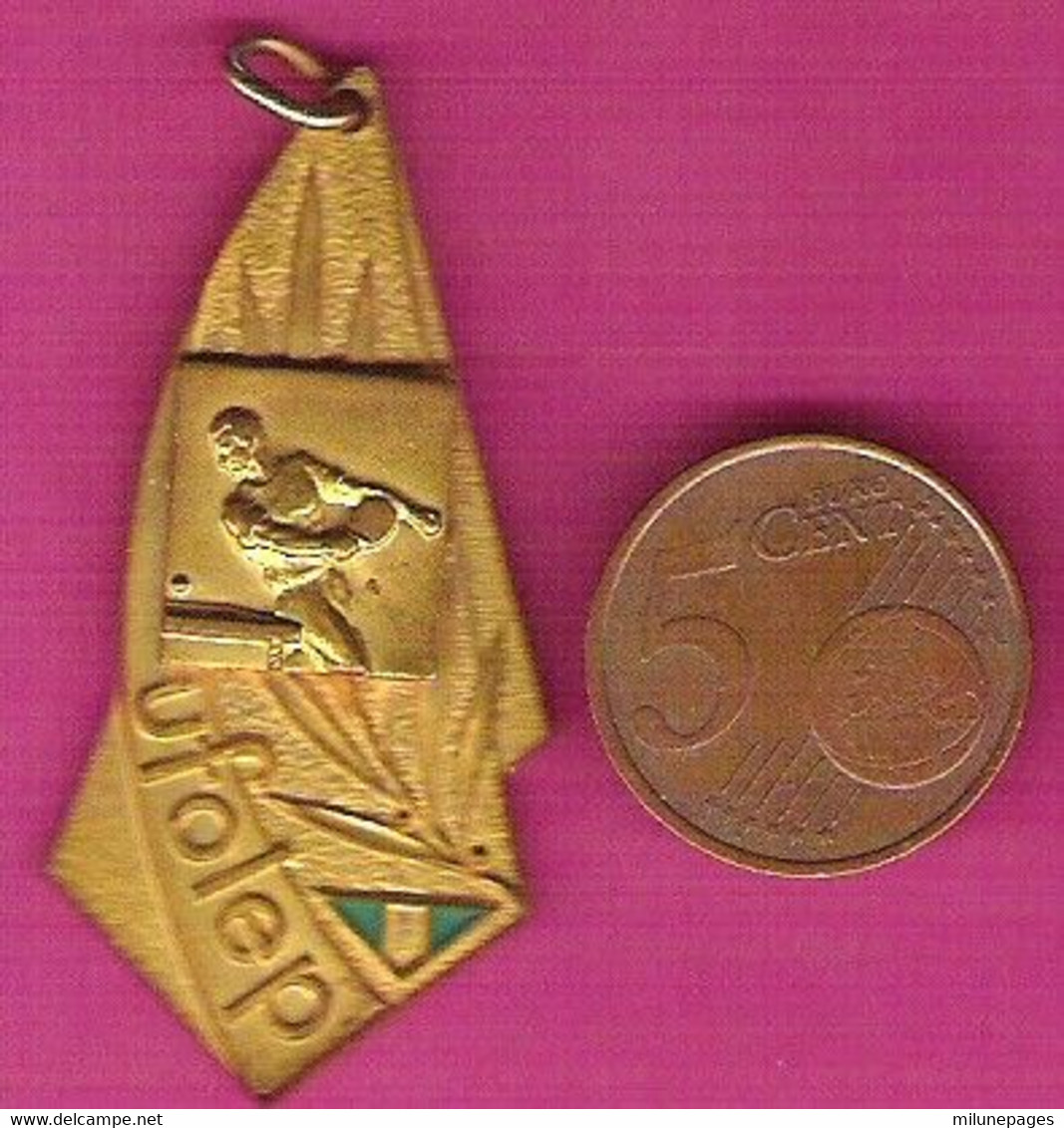 Médaille Sportive UFOLEP Ligue Française De L'enseignement Pour Le Tennis De Table - Athletics