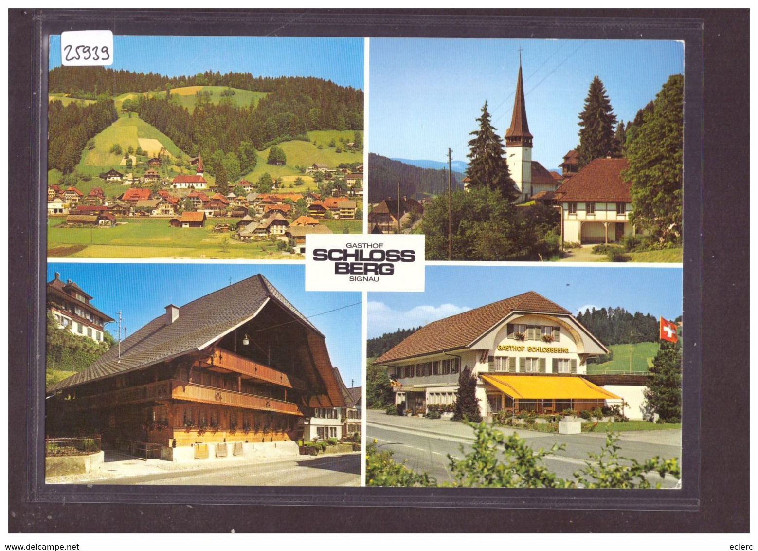 CARTE MODERNE - SIGNAU - GASTHOF SCHLOSSBERG - TB - Signau