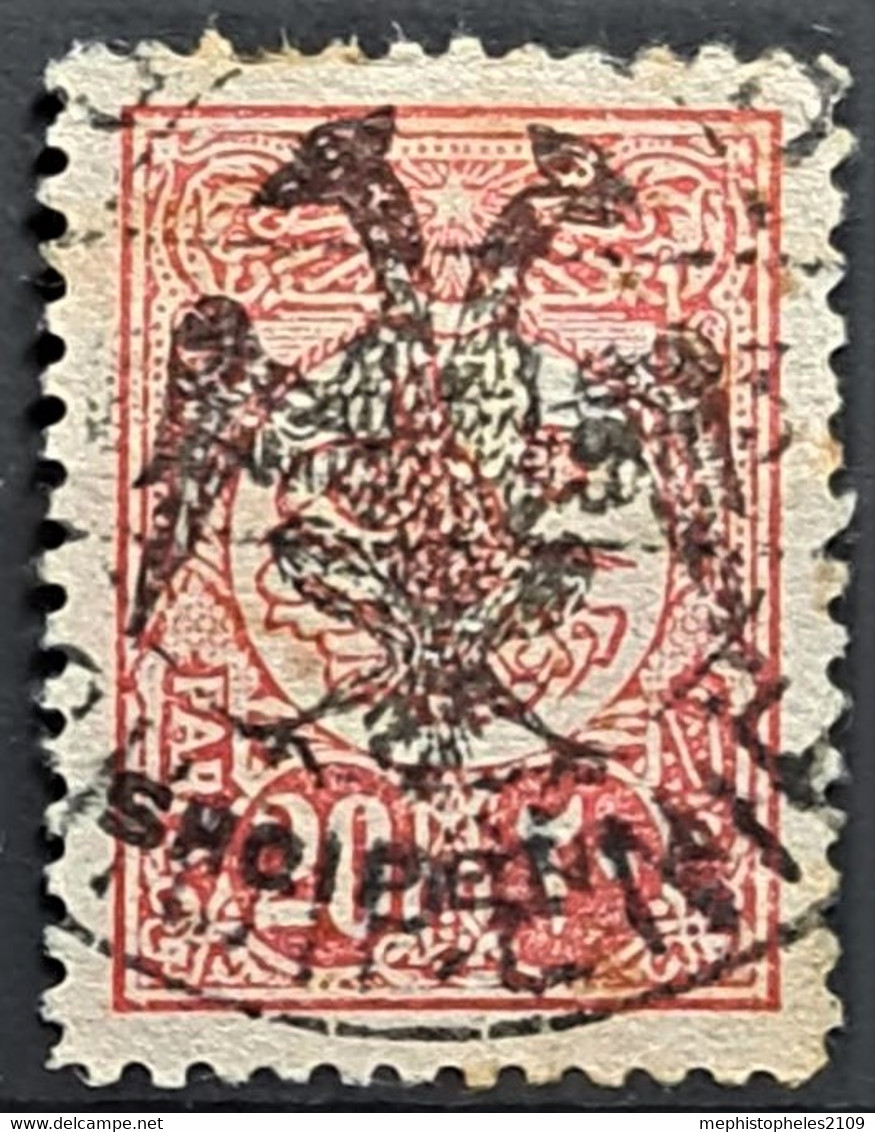 ALBANIA 1913 - Canceled - Sc# 6 - 20p - Albanië