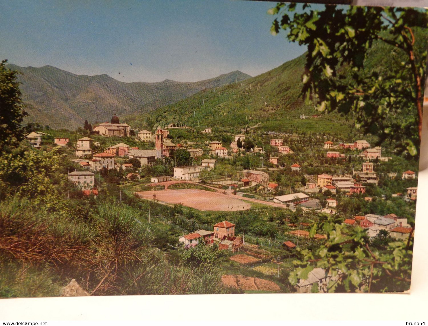 Cartolina Genova Bavari Panorama Campo Sportivo - Genova