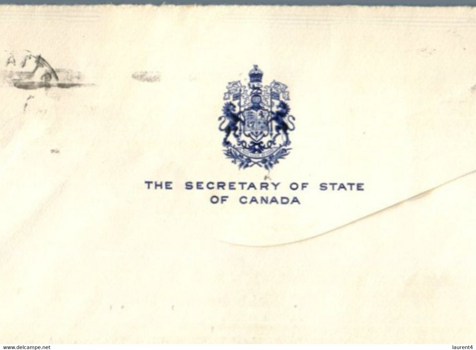 (JJ 23) Canada - Posted From The Secretary Of State Of Canada To Ottawa (1948) - Briefe U. Dokumente