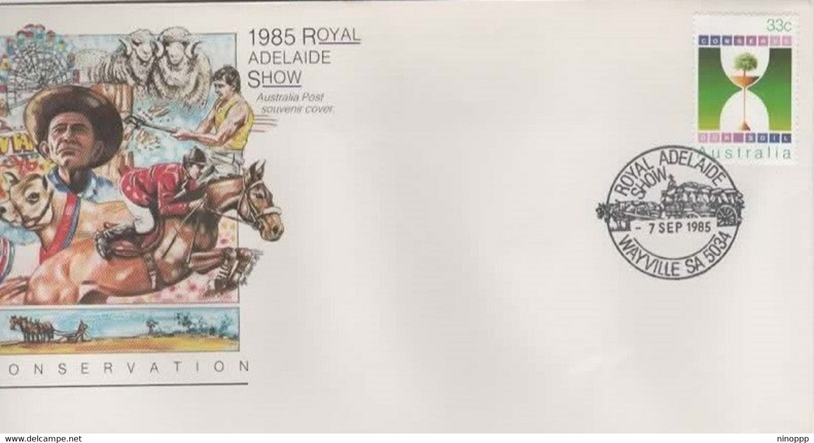 Australia PM 1230 1985 Royal Adelaide Show, FDI Souvenir Cover - Marcofilie