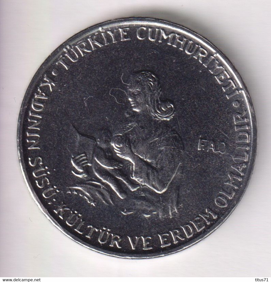 2,5 Lira Turquie / Turkey 1978 FAO - Turkey