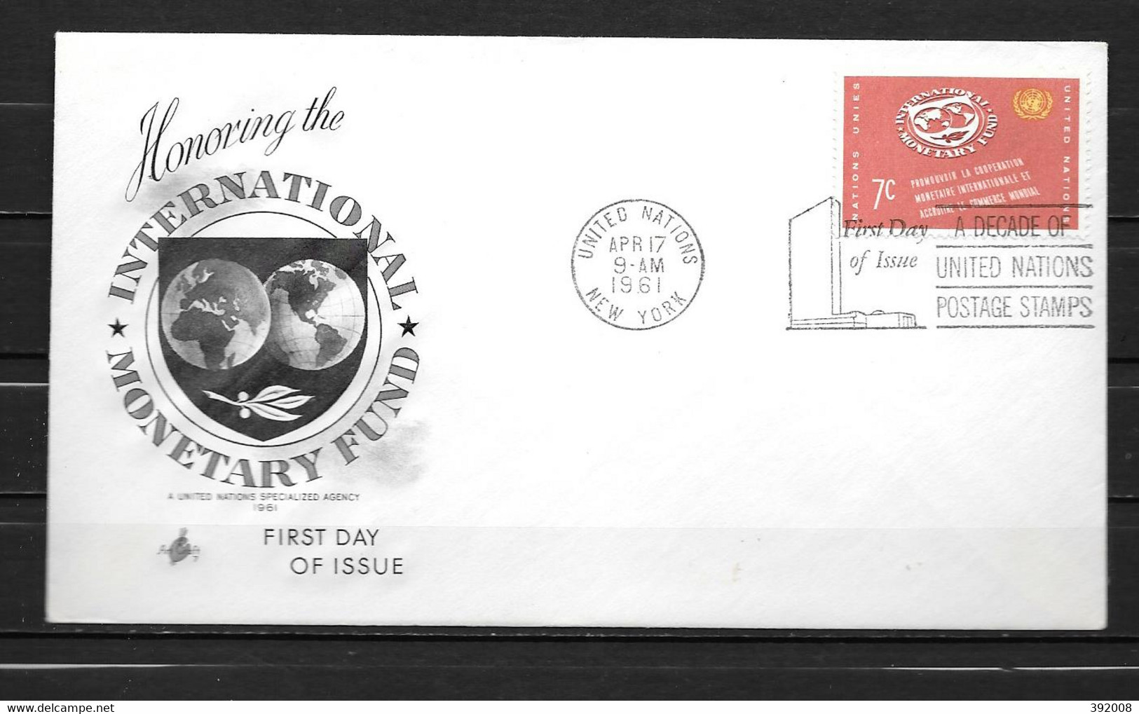 1961 - 4 - 87 - Fonds Monétaire International - FDC