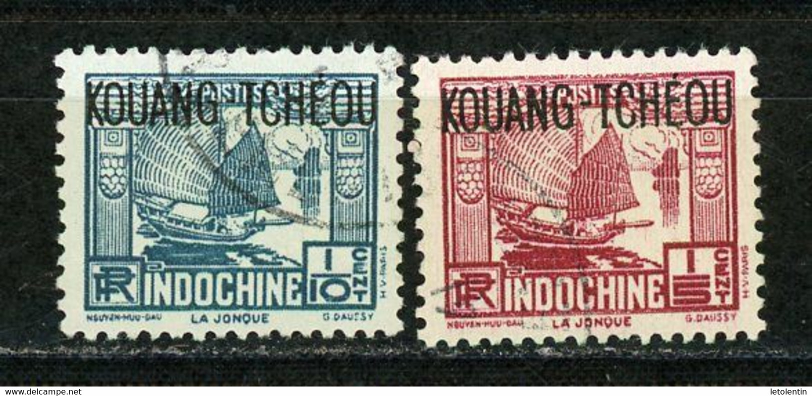 KOUANG-TCHEOU (RF) - DIVERS - N° Yvert 97+98 Obli. - Used Stamps