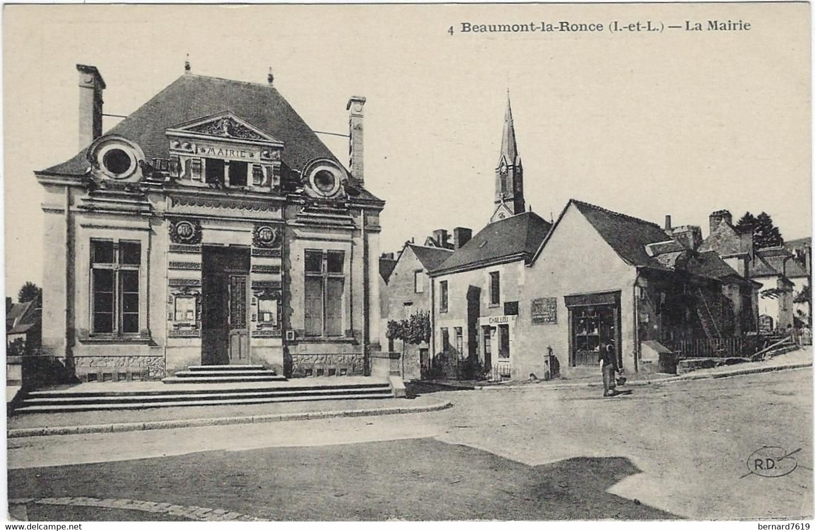 37  Beaumont La Ronce  - La Mairie - Beaumont-la-Ronce