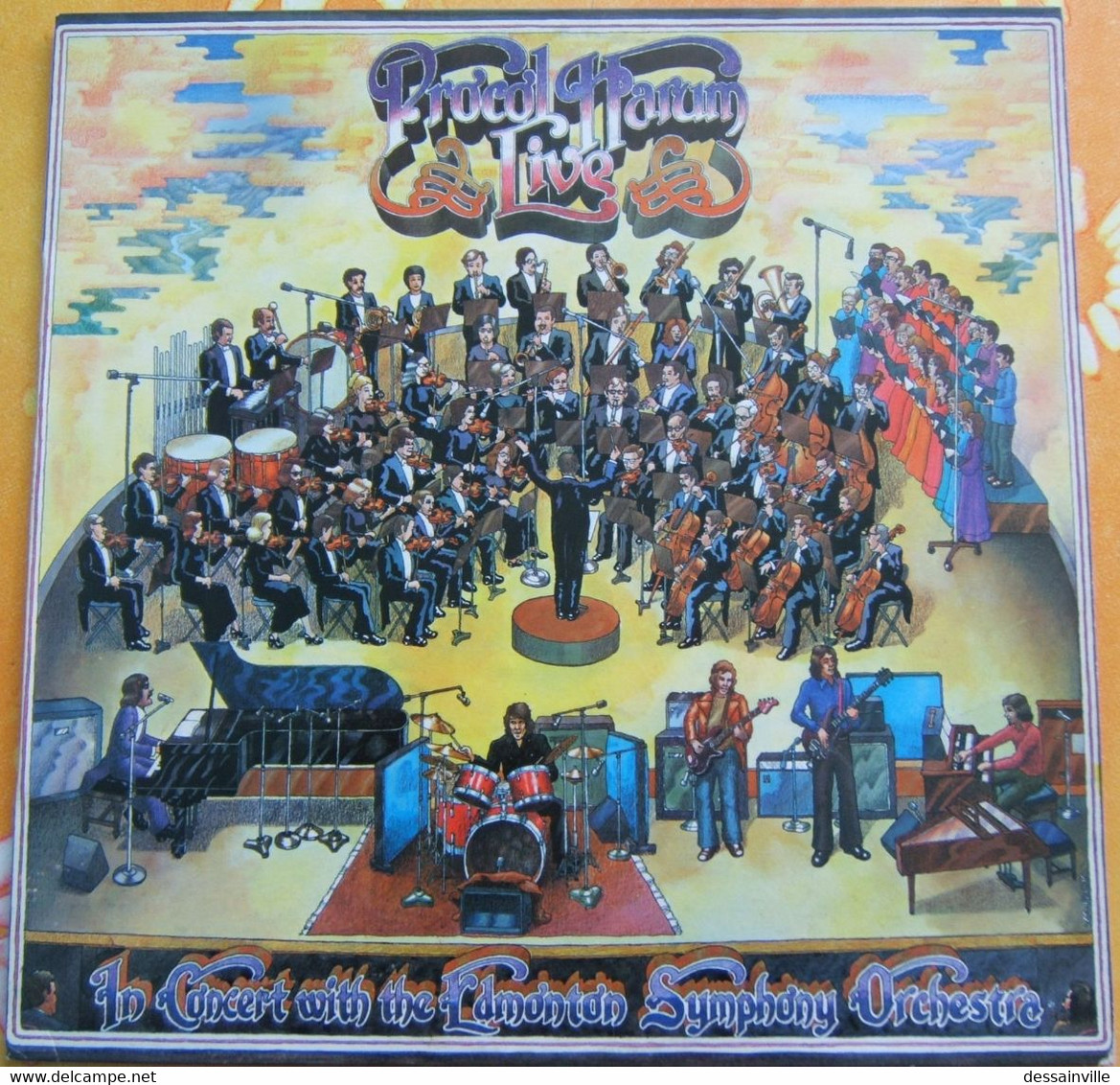 Pochette Seule - Groupe PROCOL HARUM Live - Accessories & Sleeves