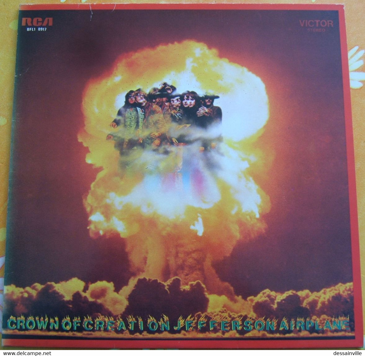 Pochette Seule - Groupe JEFFERSON AIRPLANE Crown Of Creation - Accessoires, Pochettes & Cartons