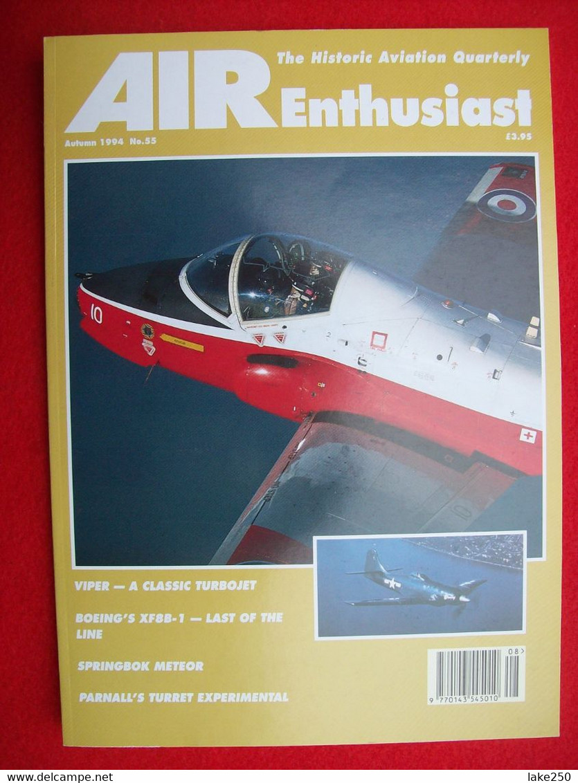 AIR ENTHUSIAST - N° 55 Del 1994  AEREI AVIAZIONE AVIATION AIRPLANES - Trasporti