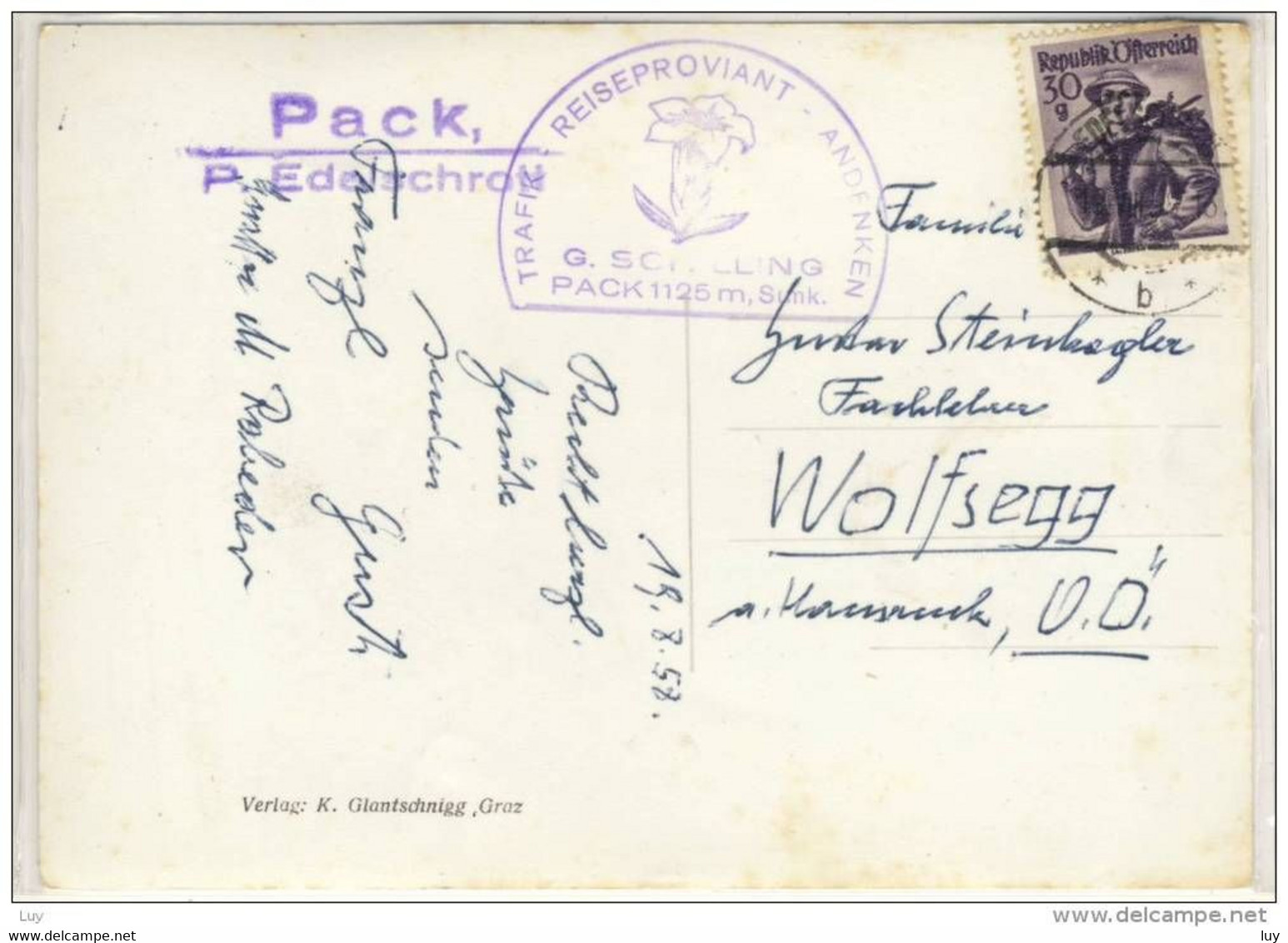 PACK - Steiermark, Panorama    1958 - Pack