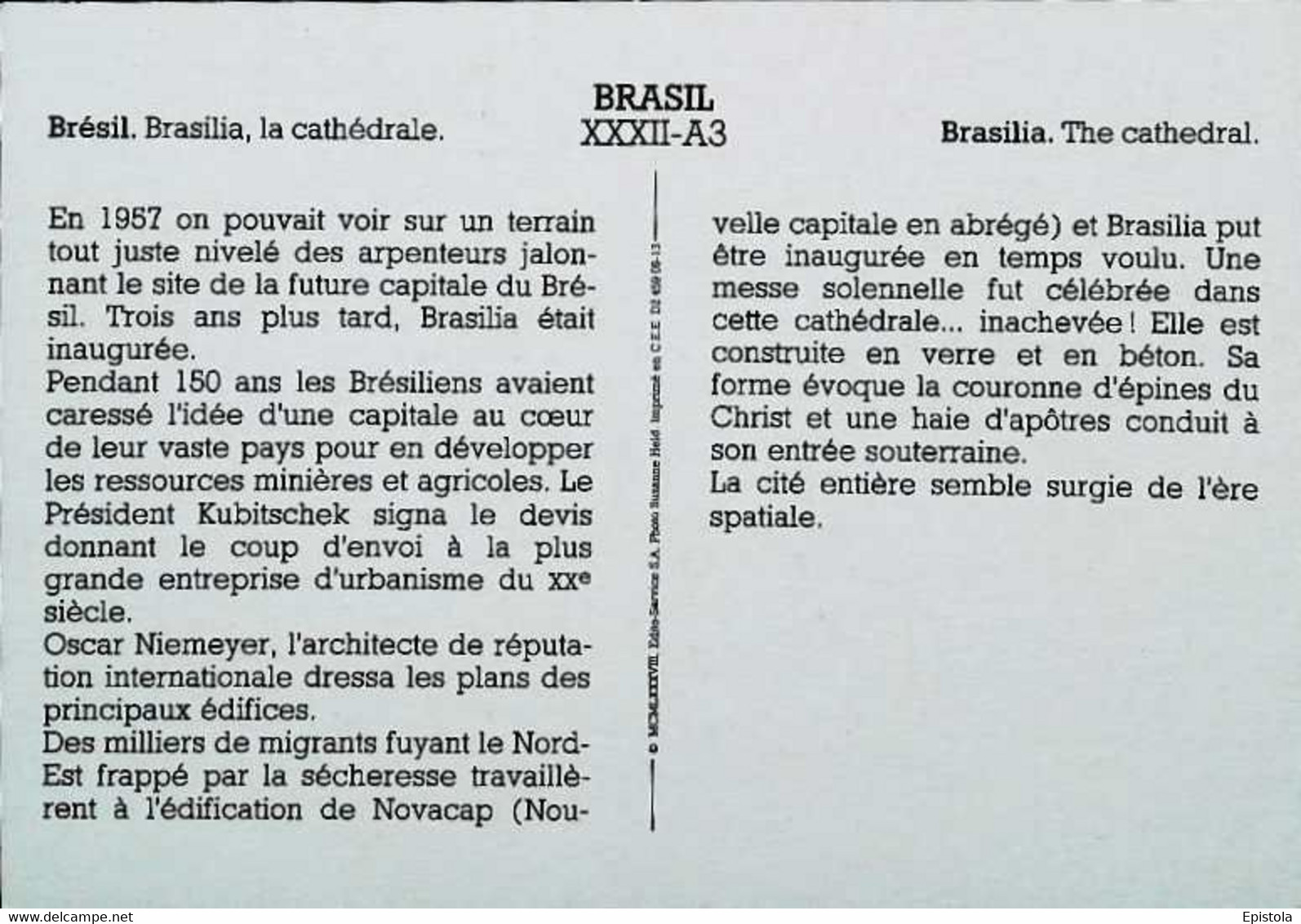 ► Brasilia   La Cathédrale - Brasilia