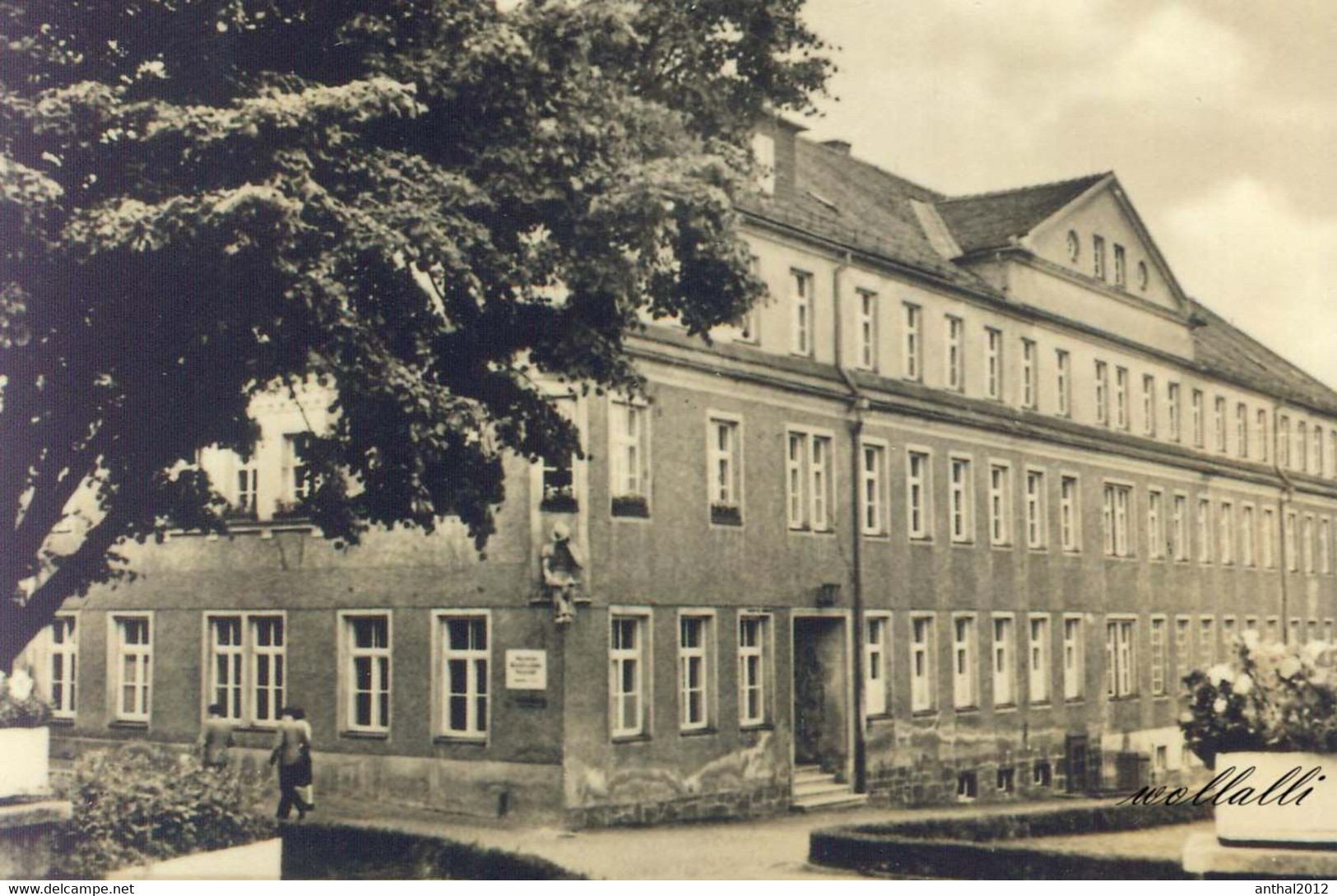 Rarität Burgstädt Sachsen MB HO Geschäft Karl-Marx-Straße - Allgemeine Berufsschule 19.9.1965 - Burgstädt