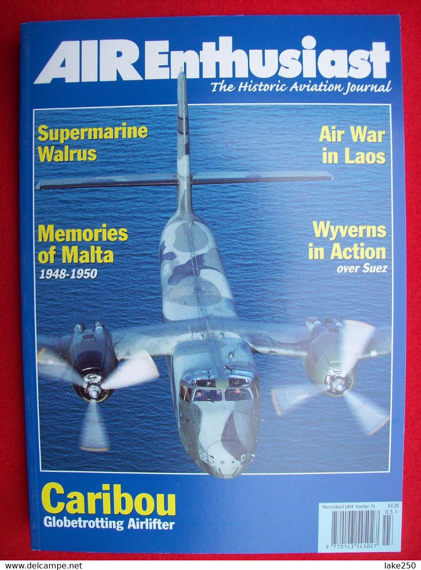 AIR ENTHUSIAST - N° 74 Del 1998  AEREI AVIAZIONE AVIATION AIRPLANES - Transportation