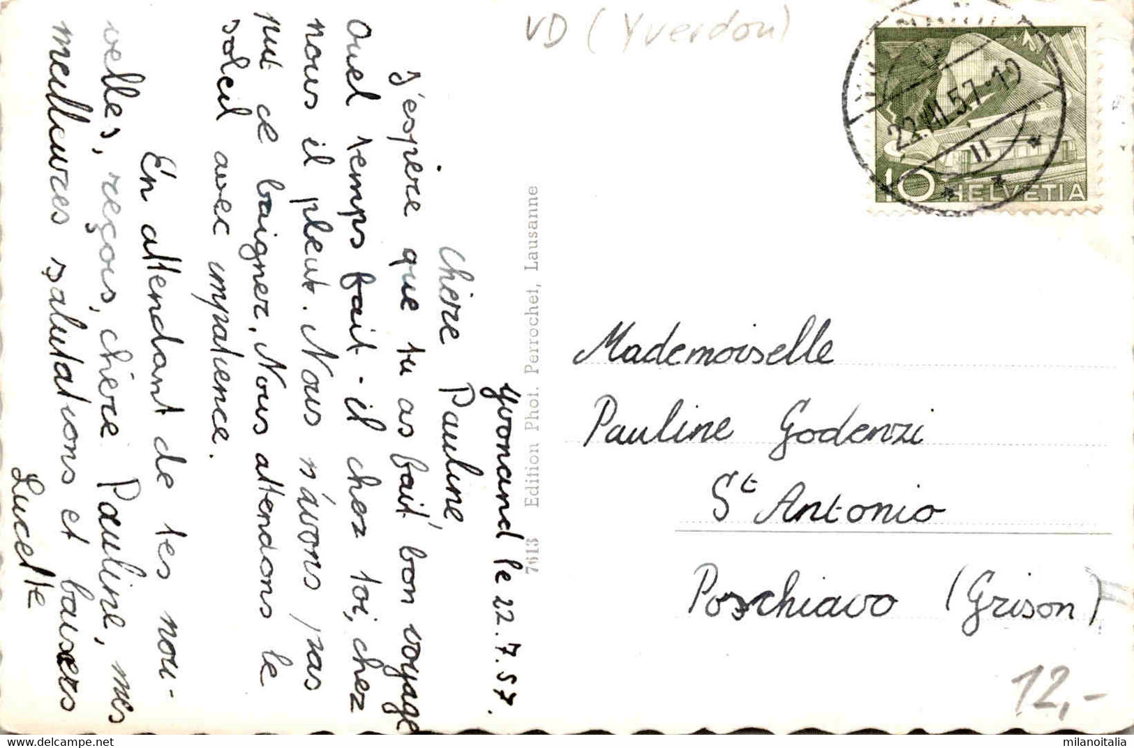 Un Bonjour D'Yvonand * 22. 7. 1957 - Yvonand