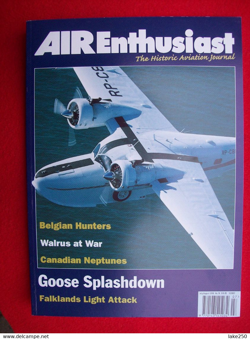 AIR ENTHUSIAST - N° 76  Del 1998  AEREI AVIAZIONE AVIATION AIRPLANES - Transportation