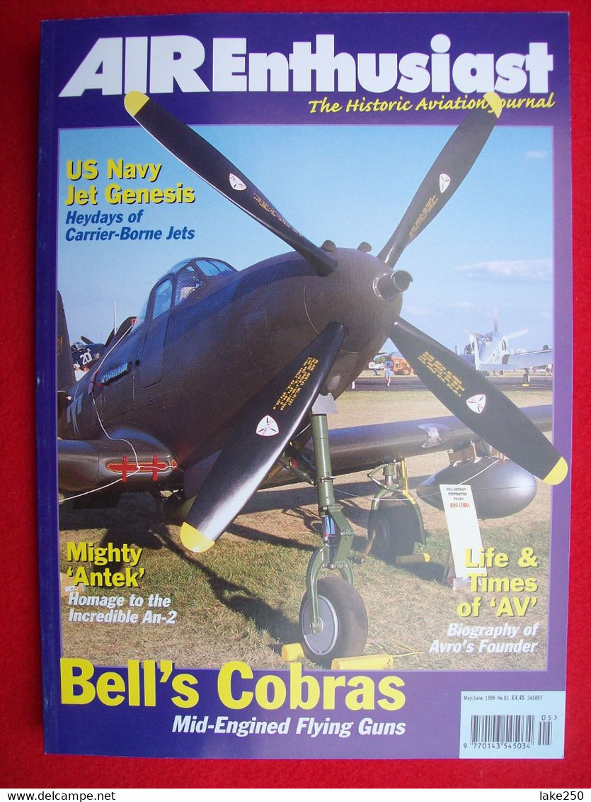 AIR ENTHUSIAST - N° 81  Del 1999  AEREI AVIAZIONE AVIATION AIRPLANES - Transportation