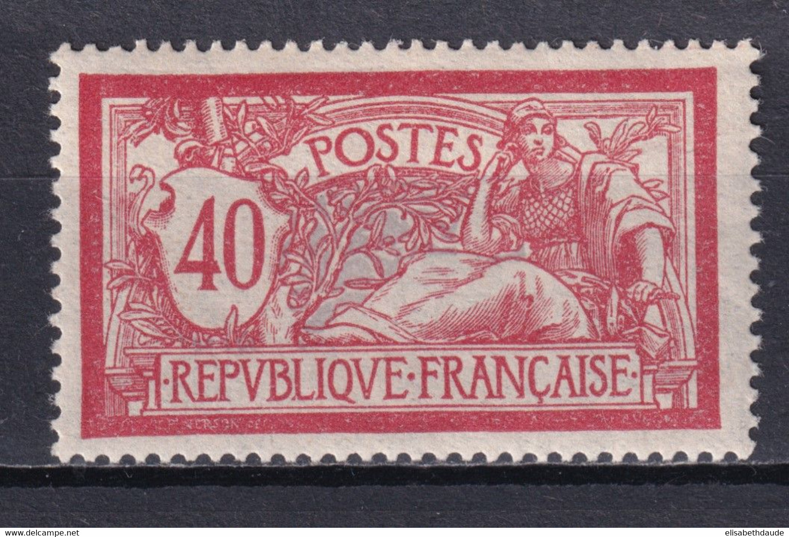 MERSON - YVERT N°119 * MLH - CHARNIERE TRES LEGERE ! - COTE = 16 EUR - 1900-27 Merson