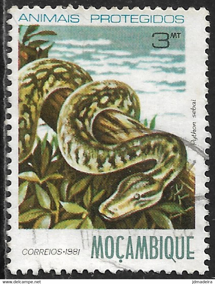 Mocambique – 1981 Endangered Animals 3 Meticais - Mozambique