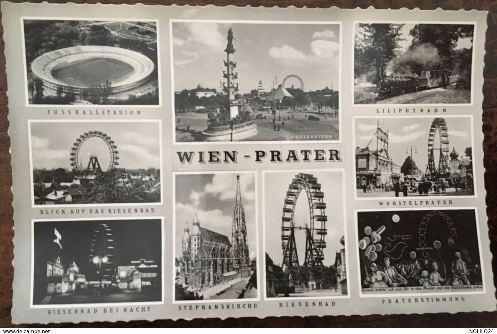 Cp Wien-Prater, Multivues, Non écrite, éd PAG - Prater